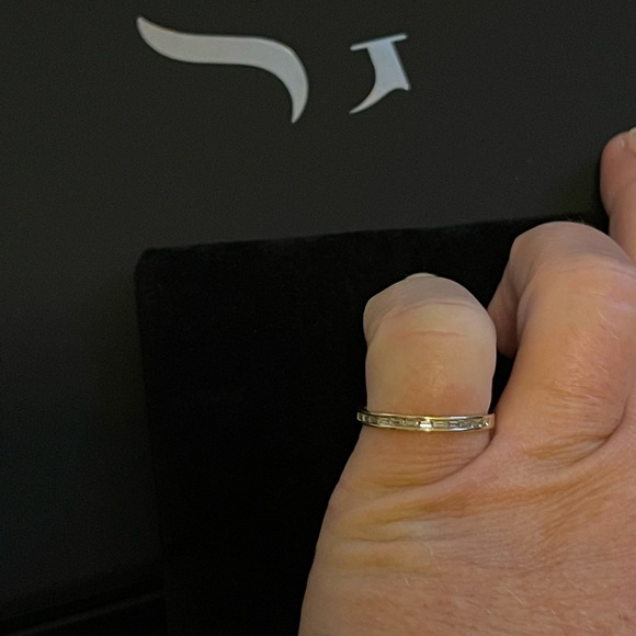 Stephanie Gottlieb Baguette Band 1/2 eternity, Sz8 - Picture 4 of 17